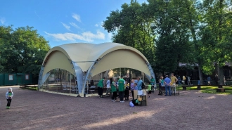 В Ленинградском зоопарке появилась познавательная площадка для детей и взрослых