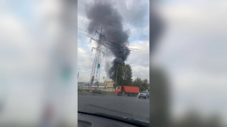 В Красногвардейском районе Петербурга горел ангар