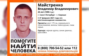 В Петербурге ищут исчезнувшего в конце февраля молодого таксиста