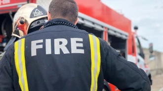 Пожар в Выборгском районе тушат 40 спасателей