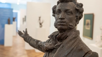 Выставка, посвященная Пушкину, открылась в Государственном музее городской скульптуры