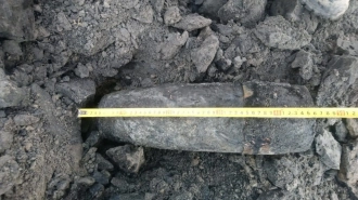 Метростроители нашли снаряд времён ВОВ у будущей станции "Путиловская"