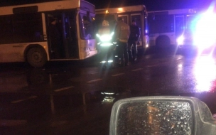 В Колпино водитель автобуса сбил человека