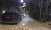 Трубу с горячей водой прорвало на Бухарестской улице