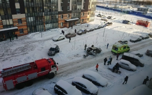 В Янино в результате взрыва газового баллончика в машине пострадал водитель 