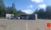В Ленобласти столкнулись автобус и "КамАЗ". Пострадали пятеро пассажиров
