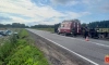 На 76 км автодороги "Новгород – Луга" в аварии с лесовозом погибла 43-летняя женщина