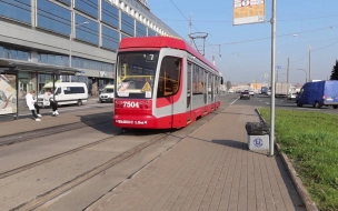 В Петербурге завершен ремонт трамвайных путей на Садовой улице