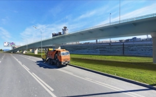 Реконструкция Приморского шоссе у "Лахта-центра" пройдёт в 2 этапа