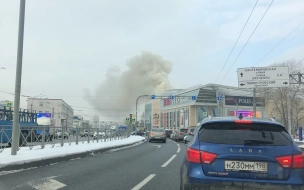 В ТЦ "Европолис" в ресторане на кухне загорелась вентиляционная шахта