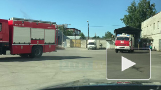 Видео: на химзаводе на Предпортовой произошел взрыв