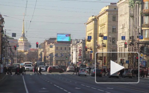 Московский проспект у Фонтанки перекрыли на месяц, действует объезд через северную часть набережной