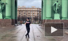 Азербайджанский блогер станцевал лезгинку под Нарвскими воротами