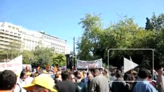 Столкновения в Греции привели к первым жертвам