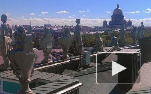 Руферы залезли на крышу Эрмитажа, а фотографии и видео выложили в сеть