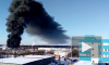 Появилось видео мощного пожара на заводе "Электронстандарт-прибор" в Гатчине