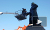 Памятник Ленину в Выборге отмыли после зимы