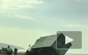 Ураганный ветер прошелся по Новороссийску и Черноморскому побережью