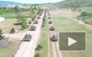 Минобороны РФ передало Сербии танки и БТР