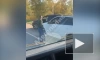 На Волхонском шоссе обочечник пнул чужую машину, мешавшую объехать пробку