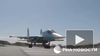 Минобороны показало видео уничтожения Су-34 украинской военной техники
