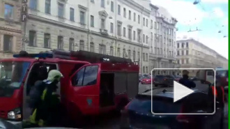 Санкт-Петербург: Появилось видео пожара на Литейном, 46