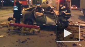Авария Барнаул 05.06.2014: 21-летний парень скончался при столкновении Хонды и Ниссана, два человека в больнице