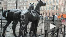 Памятник конке у "Василеостровской" приведут в порядок на субботнике