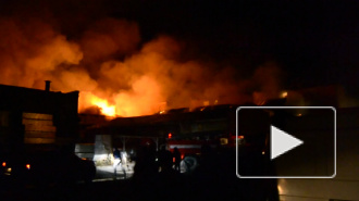 В Адыгее произошел крупный пожар на кондитерской фабрике