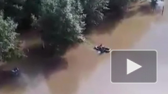 Чита ушла под воду из-за паводка, более 3 тысяч человек эвакуировали