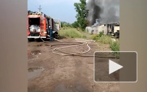 Спасатели локализовали пожар в Пушкинском районе