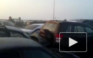 Авария в Жуковском: видео столкновения более 30 машин вводит в ступор, есть пострадавшие