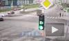Видео: авария на перекрестке улицы Маршала Захарова и проспекта Героев