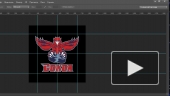 how to make a logo for nhl09 in Photoshop