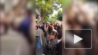 В Афинах попытались напасть на Михаила Саакашвили