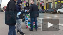 Видео: на Сенной продают маски за 1500 рублей 