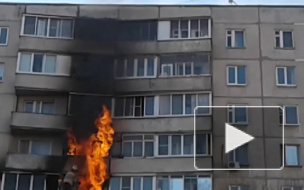 Страшное видео из Рязани: при пожаре в многоэтажке погибли люди