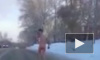 Появилось видео пробежки абсолютно голого мужчины по Ижевску