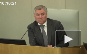 Володин призвал проверить наличие американского гражданства у депутата Парфенова