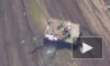 Минобороны РФ показало видео уничтожения танка ВСУ "Ланцетом"