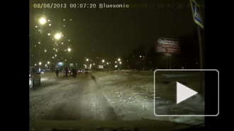 В сети опубликовали видео наезда на пешехода в Ижевске