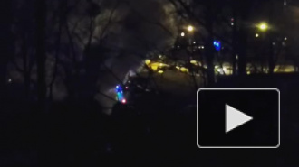Видео: ночью на Маршала Блюхера выгорели две иномарки