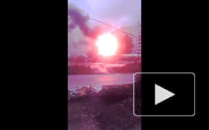 Появилось видео пожара в Самаре