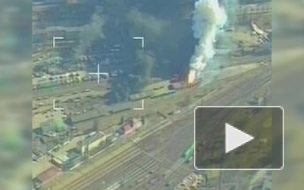 Минобороны показало видео уничтожения украинской военной техники в Черниговской области