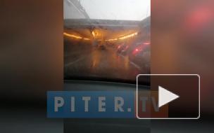 Тоннель в сторону "Экспофорума" затопило