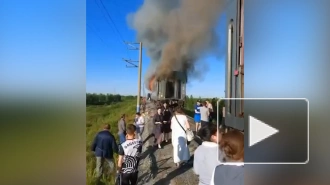 На Ямале загорелся пассажирский поезд