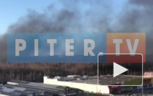 Очевидцы: в Петербурге произошел крупный пожар