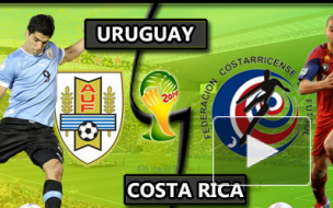 В сети появилось видео голов и лучших моментов матча Уругвай - Коста-Рика