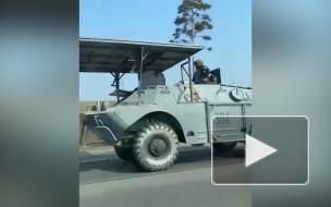 В центр Минска выдвинулась военная техника перед акцией оппозиции