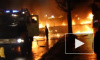 Несущийся по Омску горящий автобус с риском сняли на видео